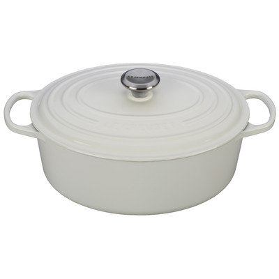 Le Creuset 6.75 Quart White Oval Dutch Oven