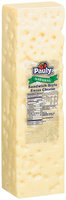 Pauly Swiss Sandwich Style Cheese 9.41 Lb Brick