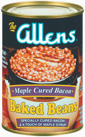 The Allens Maple Cured Bacon Baked Beans 16 Oz Can
