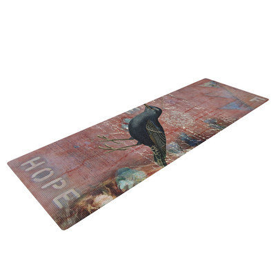 Kess Inhouse Faith Hope Love by Suzanne Carter Typography Yoga Mat