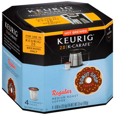 The Original Donut Shop® Regular Medium Roast Coffee K-Carafe™ Packs 4 ct Box
