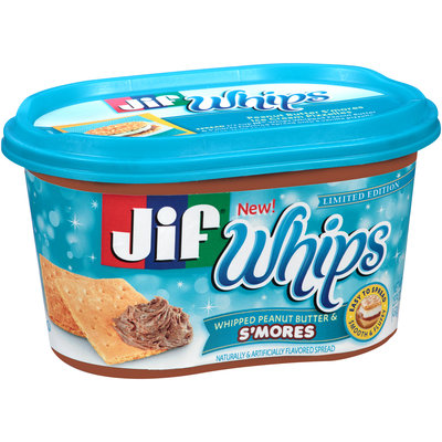 Jif® Whips Whipped Peanut Butter & S'Mores 15.9 oz. Tub
