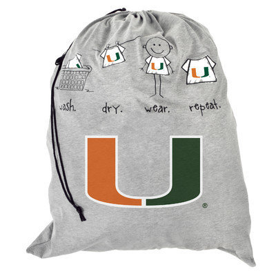 Forever Collectibles NCAA Laundry Bag NCAA Team: Miami