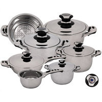 Magefesa Ecotherm Dietetic Stainless Steel 12 Piece Cookware Set