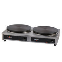 Apothecary Double Gas Cast Iron Crepe Griddle