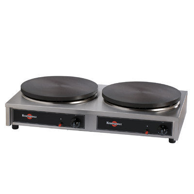 Apothecary Double Gas Cast Iron Crepe Griddle