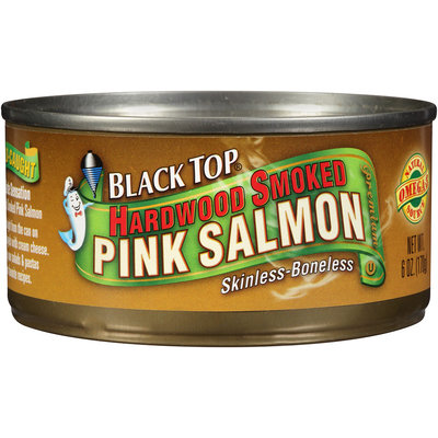 Black Top® Hardwood Smoked Pink Salmon 6 oz. Can