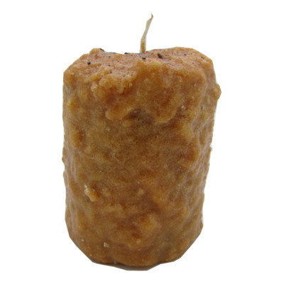 Starhollowcandleco Mocha Latte Pillar Candle Size: Big Fatty 4