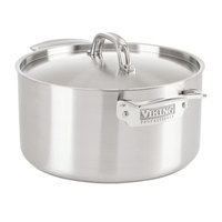 Viking Professional 5-Ply Stock Pot with Lid Size: 6 Quarts