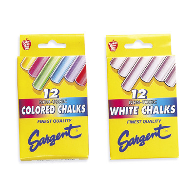 12 count Sargent Art Colored Chalks