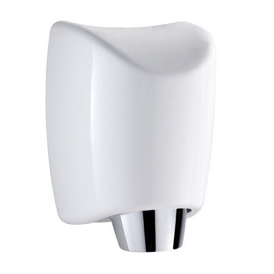 Whitehaus Collection Hands-Free Wall Mount 110 Volt Hand Dryer in White