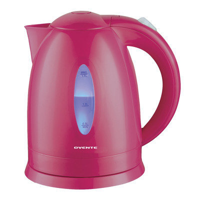 Ovente KP72F Pink 1.7-liter Cord-Free Electric Kettle