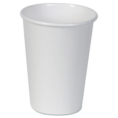 DXE2342W - Dixie Paper Cups; Hot; 12 oz.; White; 50/Bag