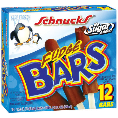 Schnucks Fudge Bars 12 Ct Box