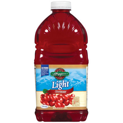 Haggen Light Cranberry Juice Cocktail 64 Oz Plastic Bottle