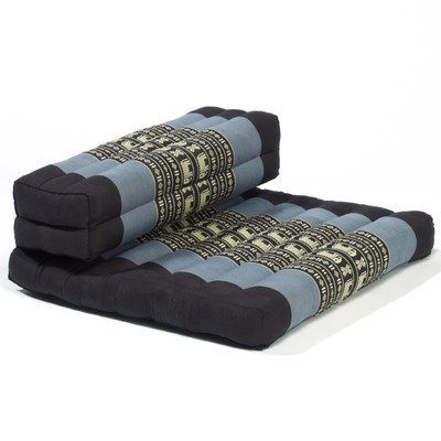 My Zen Home Dhyana Meditation Cushion Color: Blue / Black