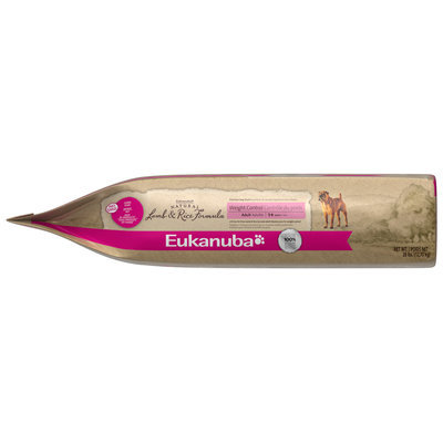Eukanuba Adult Weight Control Natural Lamb & Rice Dog Food 28 lb. Bag