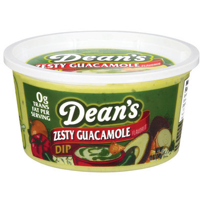 Dean's Guacamole Zesty Dip 12 Oz Tub