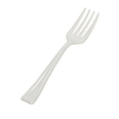 Fineline Settings, Inc Tiny Temptations Tine Fork (48 Pack) Color: White