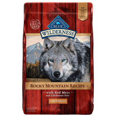 THE BLUE BUFFALO CO. BLUE™ Wilderness® Rocky Mountain Recipe™ Red Meat For Large Breed Adult Dogs