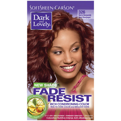 SoftSheen-Carson® Dark and Lovely® Fade Resist Rich Conditioning Color 326 Berry Burgundy 1 Kit Box