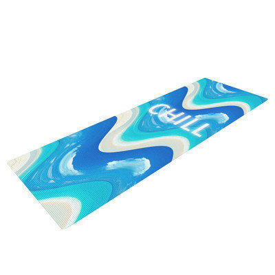 Kess Inhouse Chill by Vasare Nar Yoga Mat