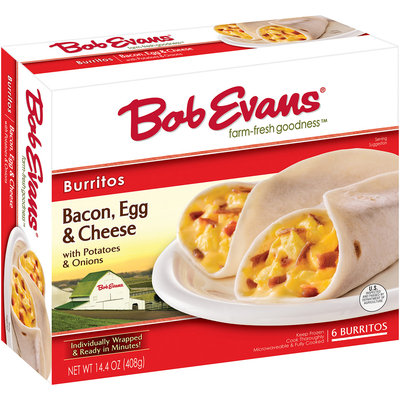 Bob Evans® Bacon, Egg & Cheese Burritos 6 ct. Box