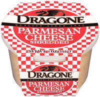 Dragone® Shredded Parmesan Cheese 5 oz. Tub