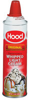 Hood Original Light Sweetened Whipped Cream 14 Oz Aerosol Can