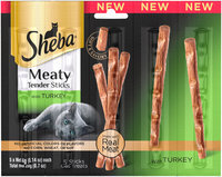Sheba® Meaty Tender Sticks with Turkey Cat Treats 5-4g Packs