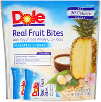 Dole Real Fruit Bites Pineapple Chunks