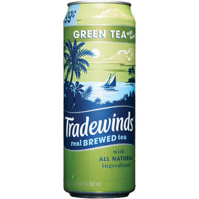 Tradewinds Pre-Priced Green Tea with Honey 23 fl. oz. Can
