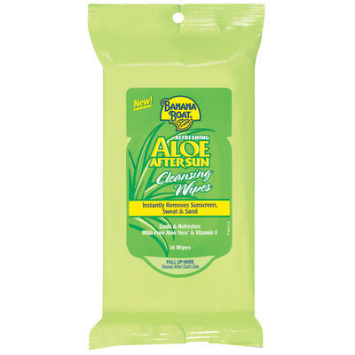 Banana Boat Aloe After Sun Cleansing Wipes 16 Ct Peg