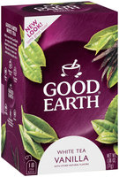Good Earth White Tea Vanilla Blend Tea Bags 18 Ct Box