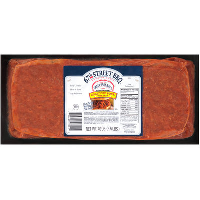 67th Street BBQ™ Shredded Pork with Sauce 40 oz. Pack