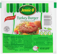 Jennie-O® Turkey Burger with Natural Flavoring 5.33 oz. Pack