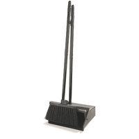 Carlisle Brooms & Mops Duo-Pan Lobby Dust Pan and Duo-Sweep Broom Black