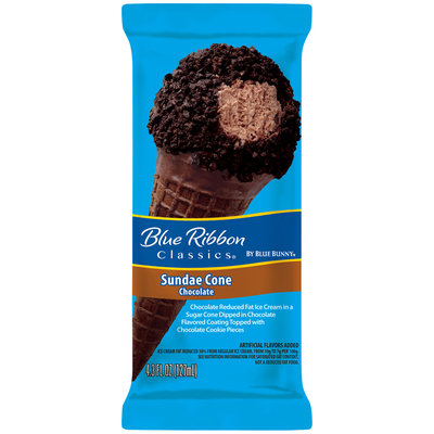 Blue Ribbon Classics® Sundae Cone Chocolate Ice Cream Cone Wrapper