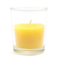 Zest Candle Citronella Round Glass Votive Candle (Set of 12)