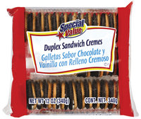 Special Value Duplex Sandwich Cremes Cookies