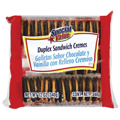 Special Value Duplex Sandwich Cremes Cookies