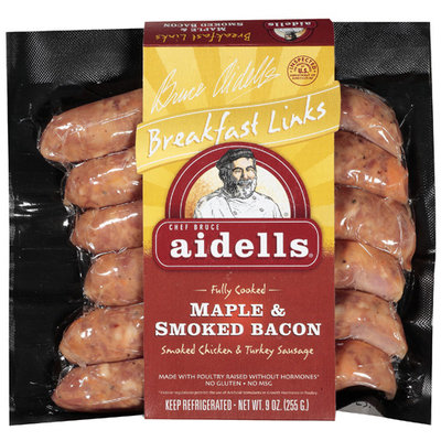 Aidells® Maple & Smoked Bacon Breakfast Links 9 oz. Pack