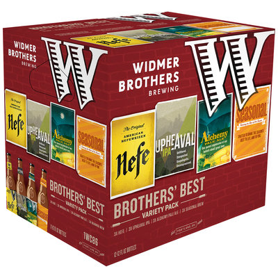 Widmer Brothers Brewing Brother's Best Variety Pack Beer 12-12 fl. oz. Bottles