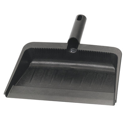 Carlisle 36143703 - 12-in Flo-Pac Dust Pan, Plastic, Black