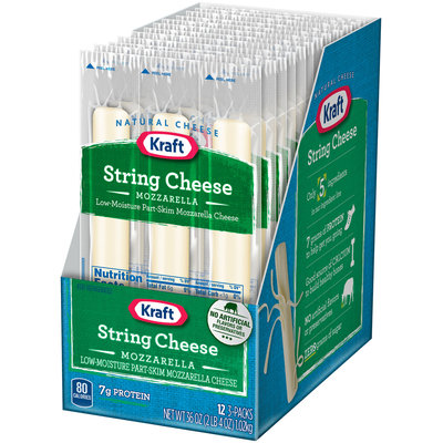 Kraft Mozzarella String Cheese 12-3 ct Packs