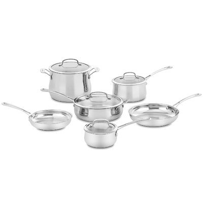 Cuisinart 10-pc. Contour Stainless Steel Cookware Set