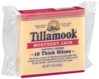 Tillamook® Monterey Jack Cheese Slices 12 oz. Pack
