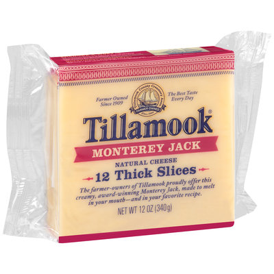 Tillamook® Monterey Jack Cheese Slices 12 oz. Pack