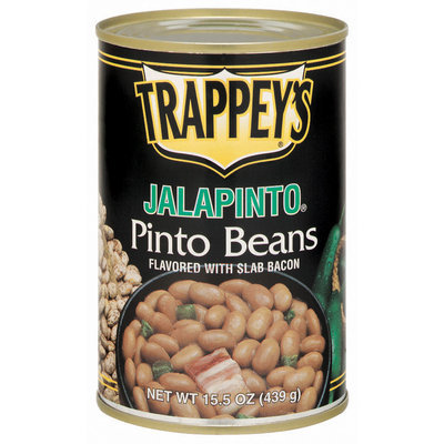 Trappey's Flavored W/Slab Bacon Jalapinto Pinto Beans 15.5 Oz Can