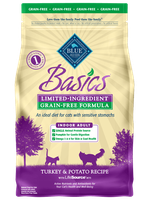 THE BLUE BUFFALO CO. BLUE™ Basics® Grain-Free Indoor Turkey & Potato Recipe For Adult Cats